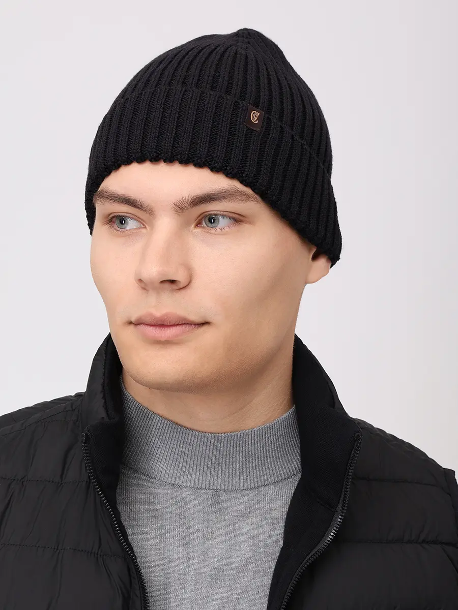 Шапка из хлопка и модала