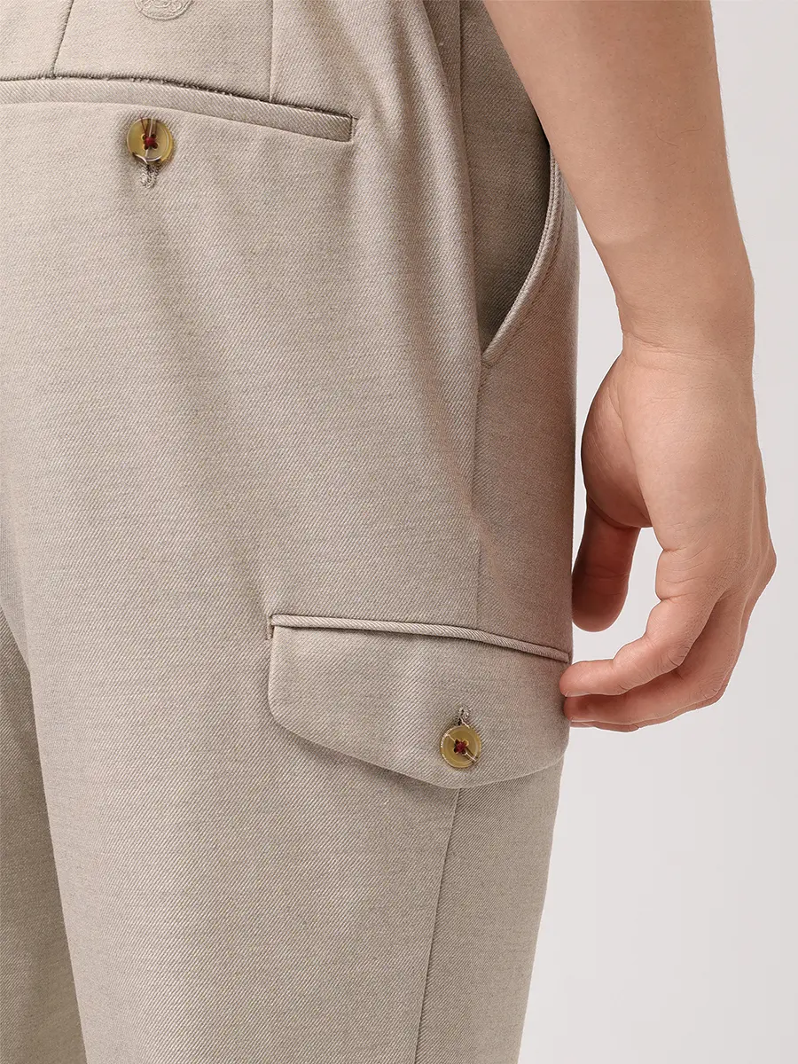 Брюки из шерсти и вискозы