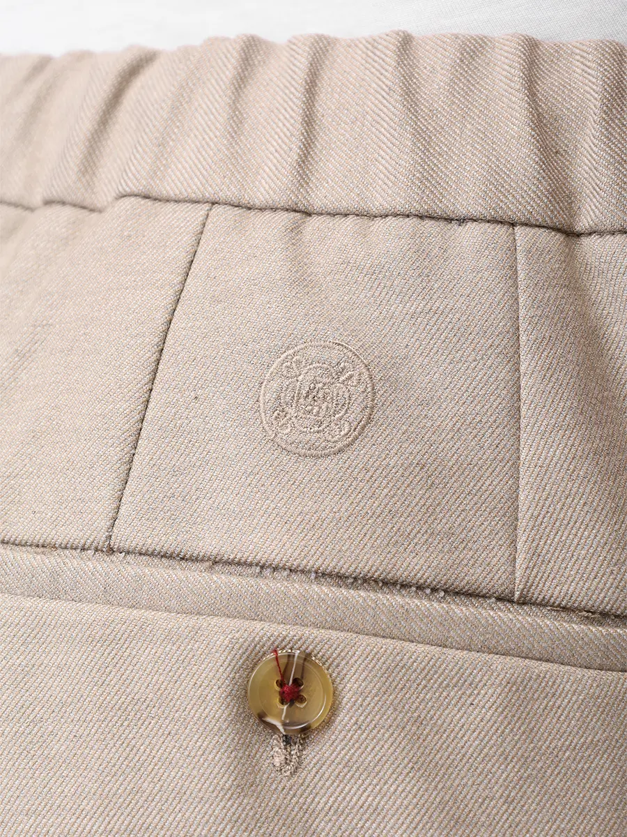 Брюки из шерсти и вискозы