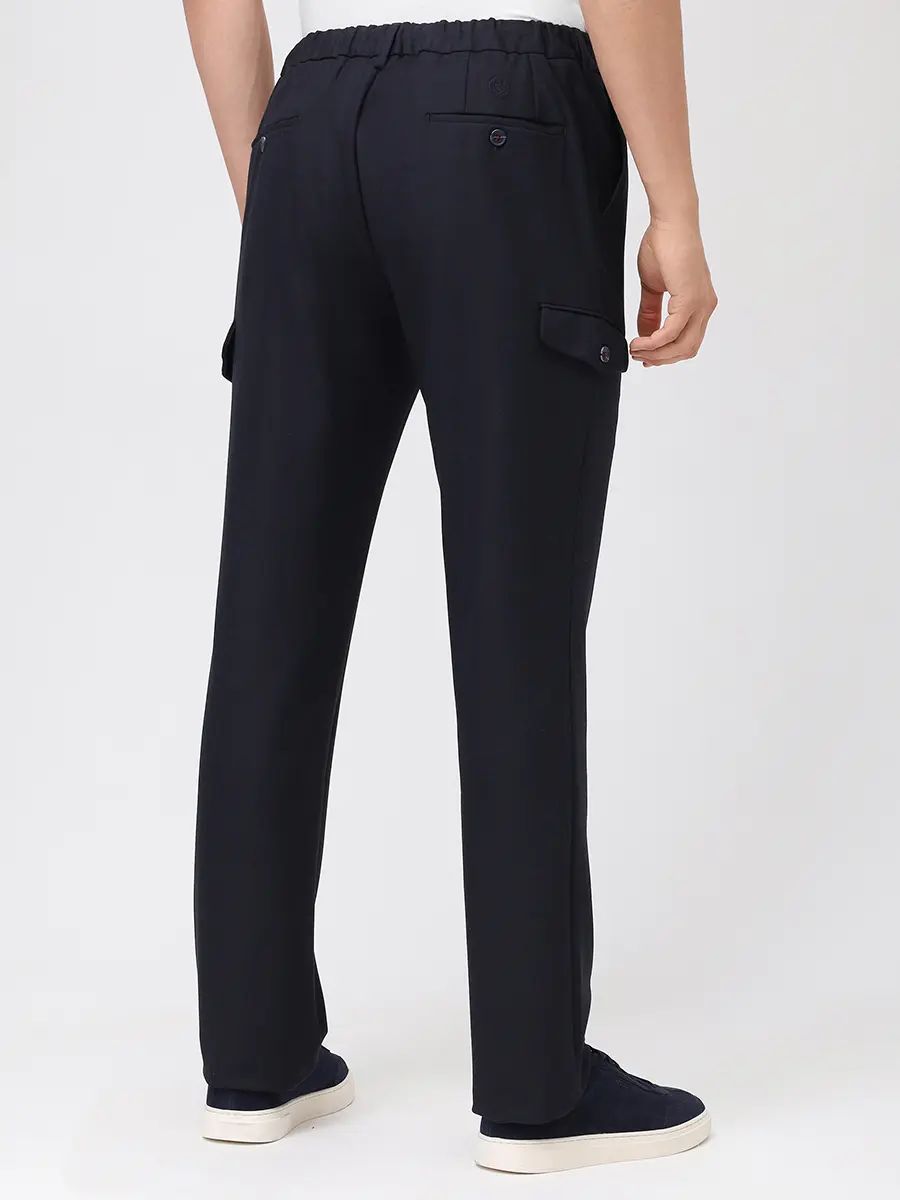 Брюки из шерсти и вискозы