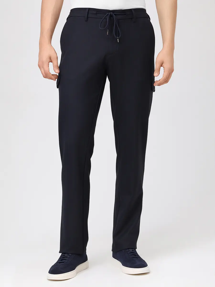 Брюки из шерсти и вискозы