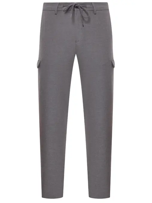 Брюки из шерсти и вискозы CUDGI