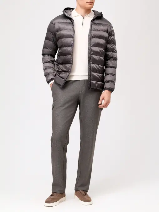 Брюки из шерсти и вискозы CUDGI