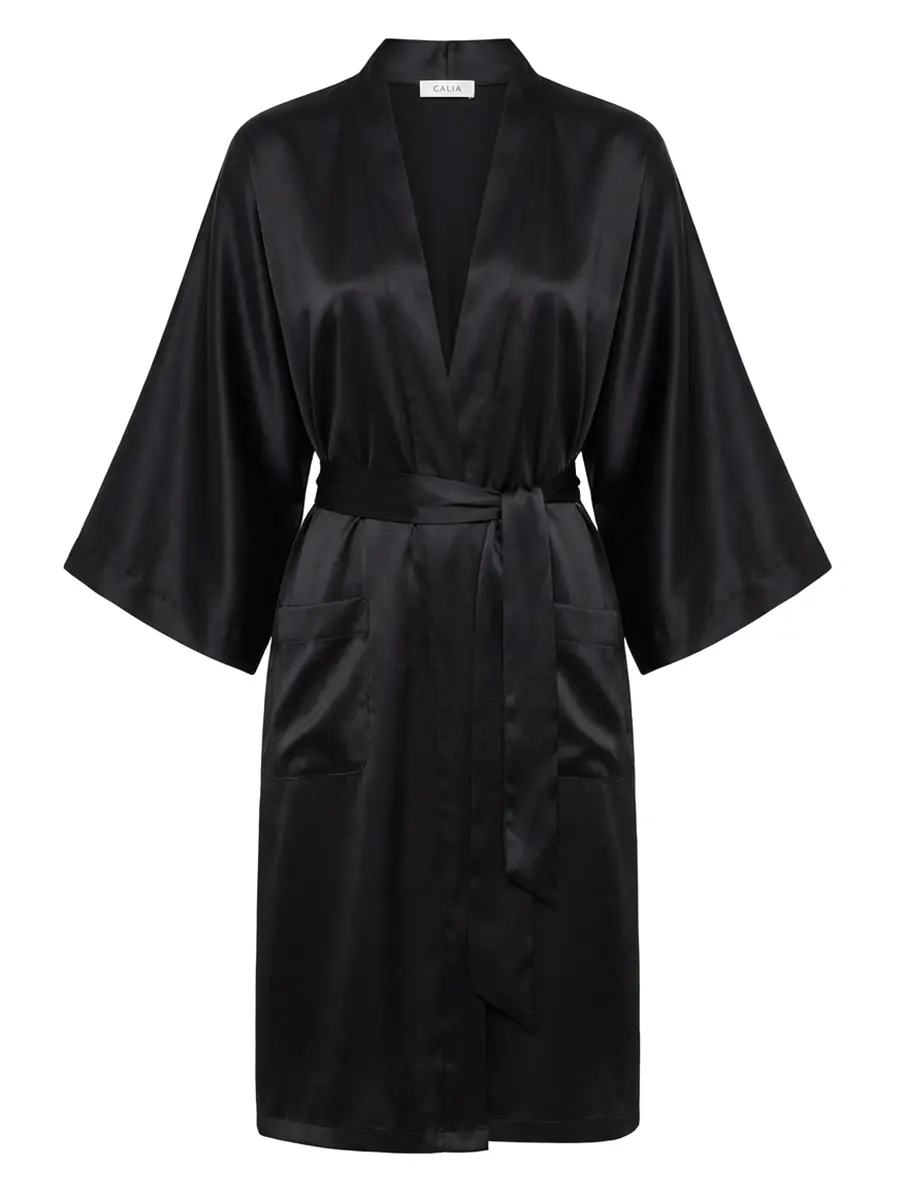 Халат шелковый