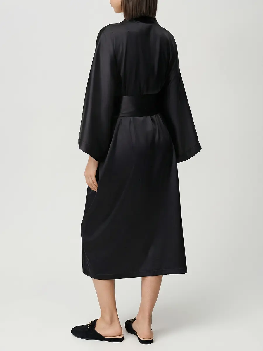 Халат шелковый