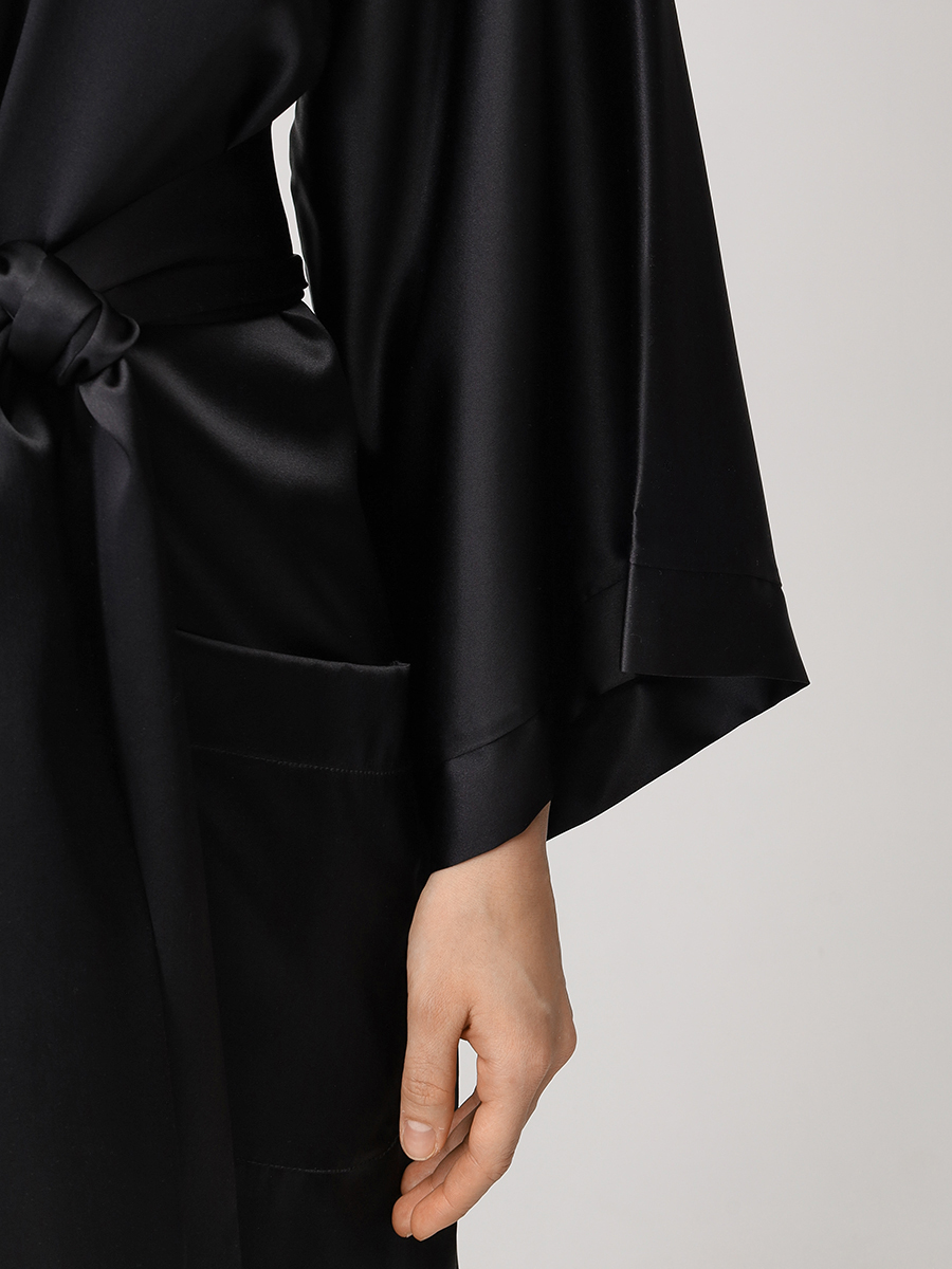 Халат шелковый