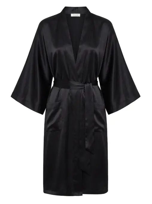 Халат шелковый C.ALLA