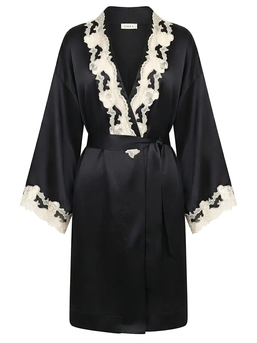 Халат шелковый