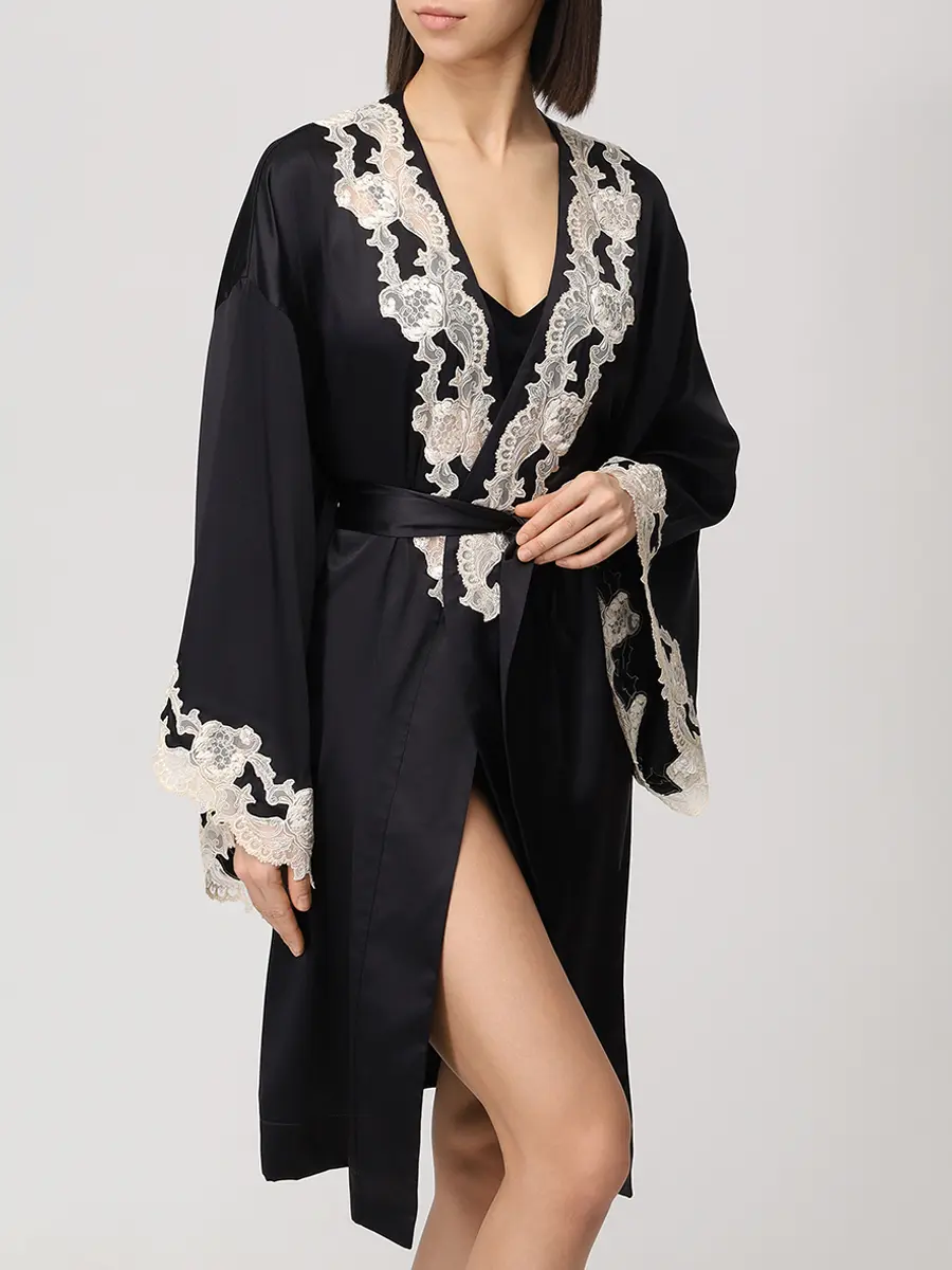 Халат шелковый