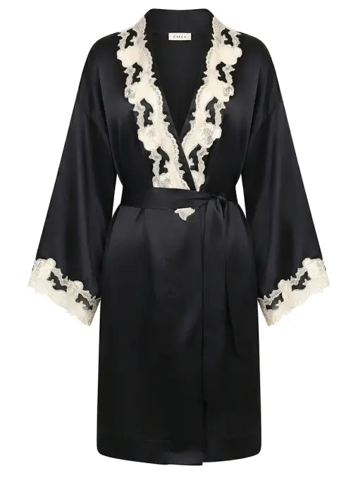 Халат шелковый C.ALLA