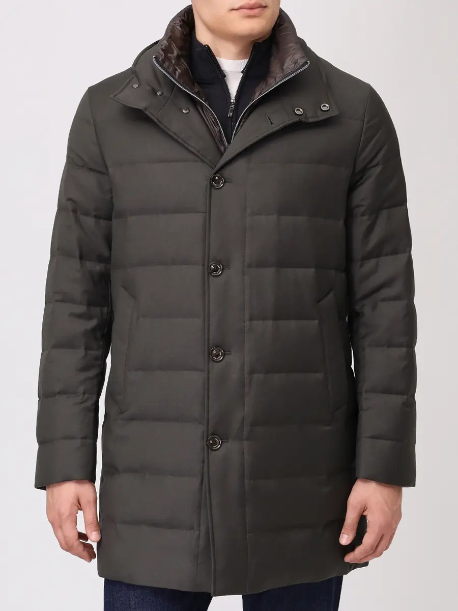 Пуховик шерстяной