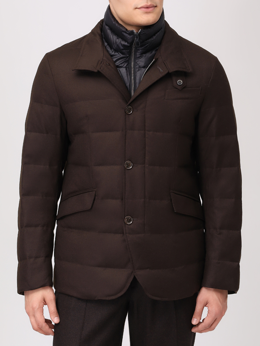 Пуховик шерстяной