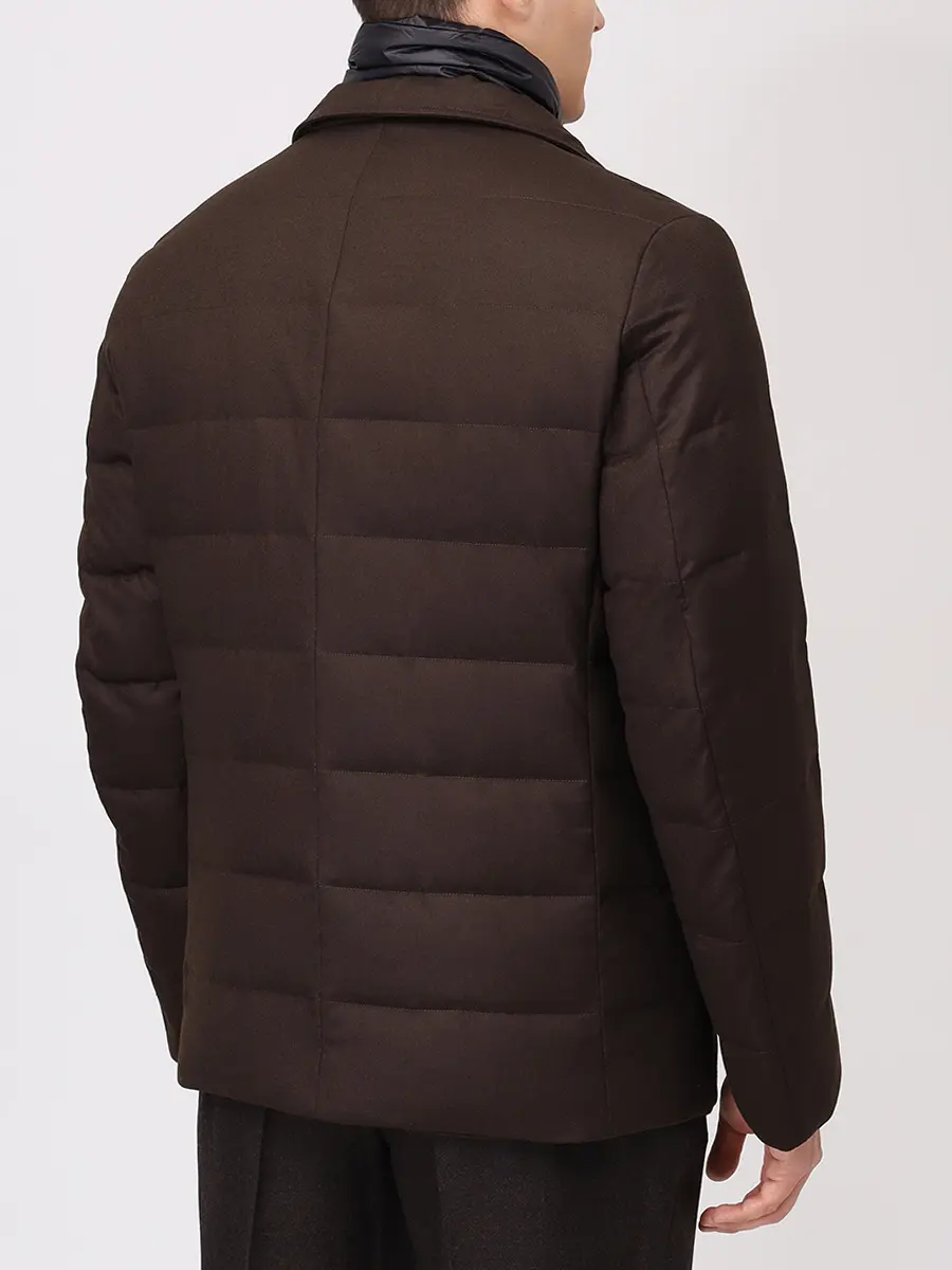 Пуховик шерстяной