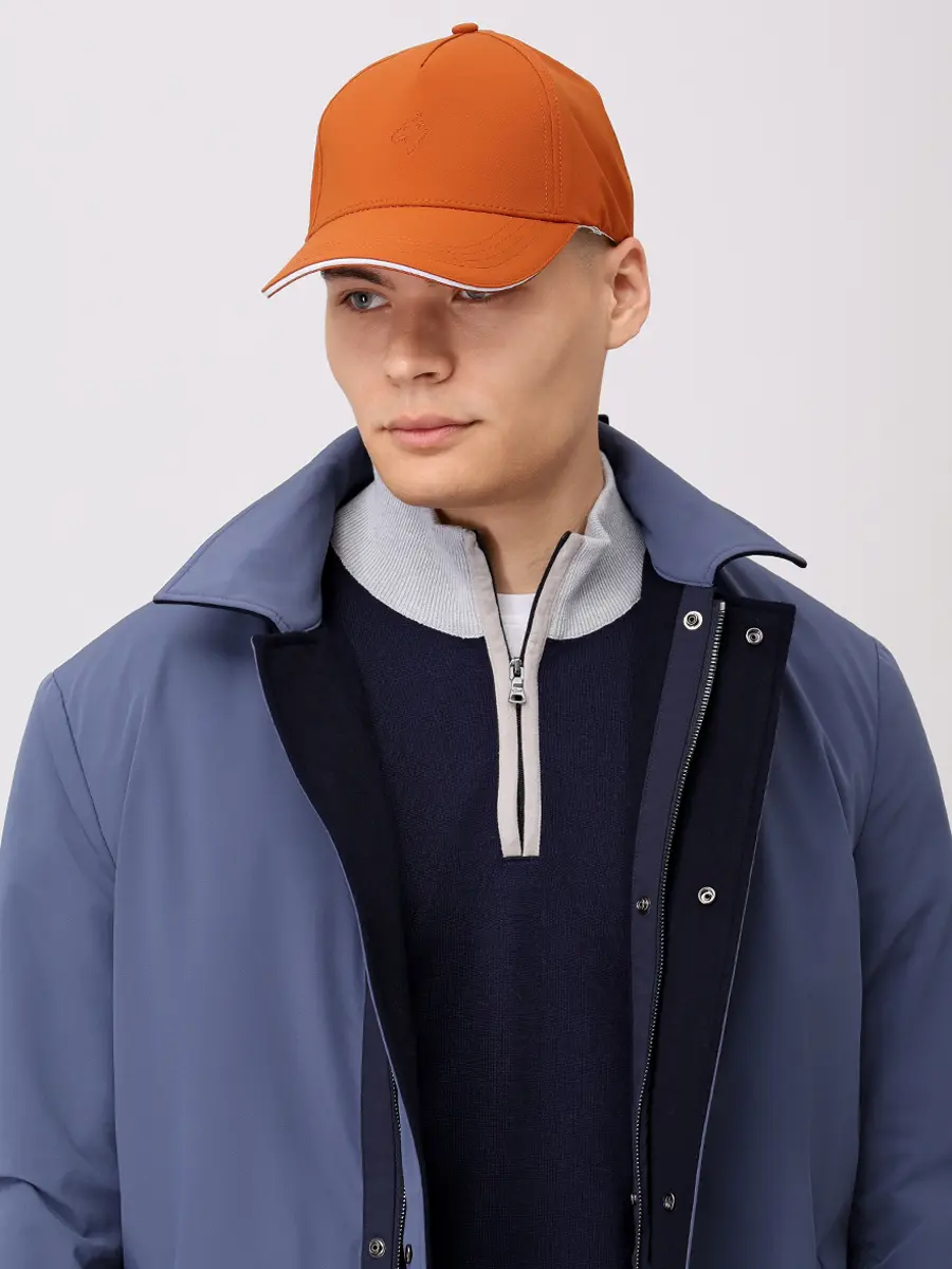 Бейсболка однотонная