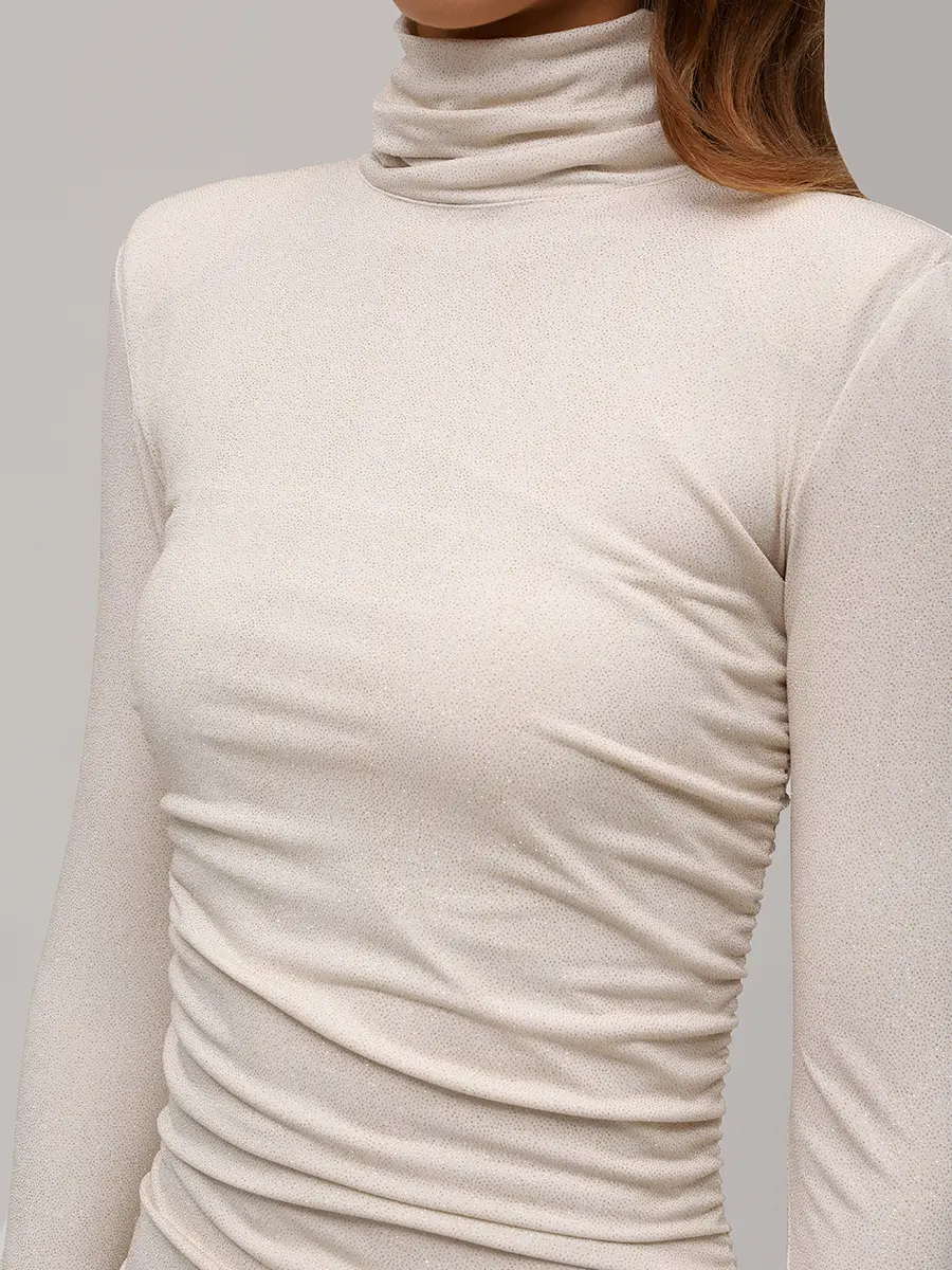 Платье с драпировкой