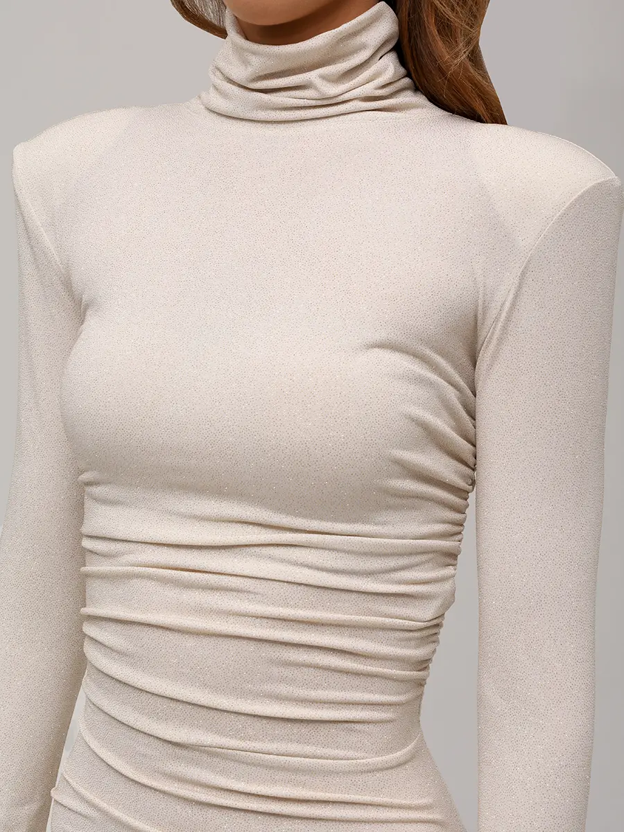 Платье с драпировкой