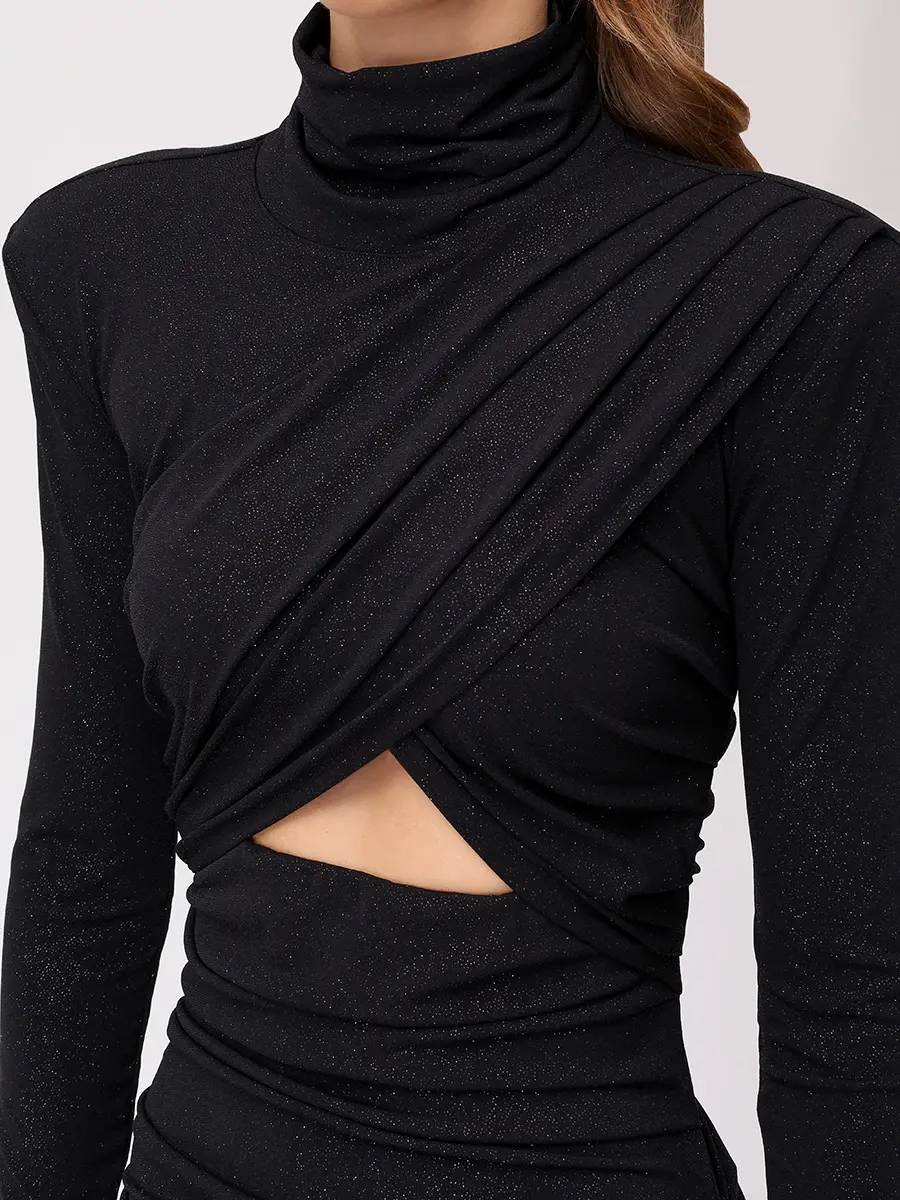 Платье с драпировкой