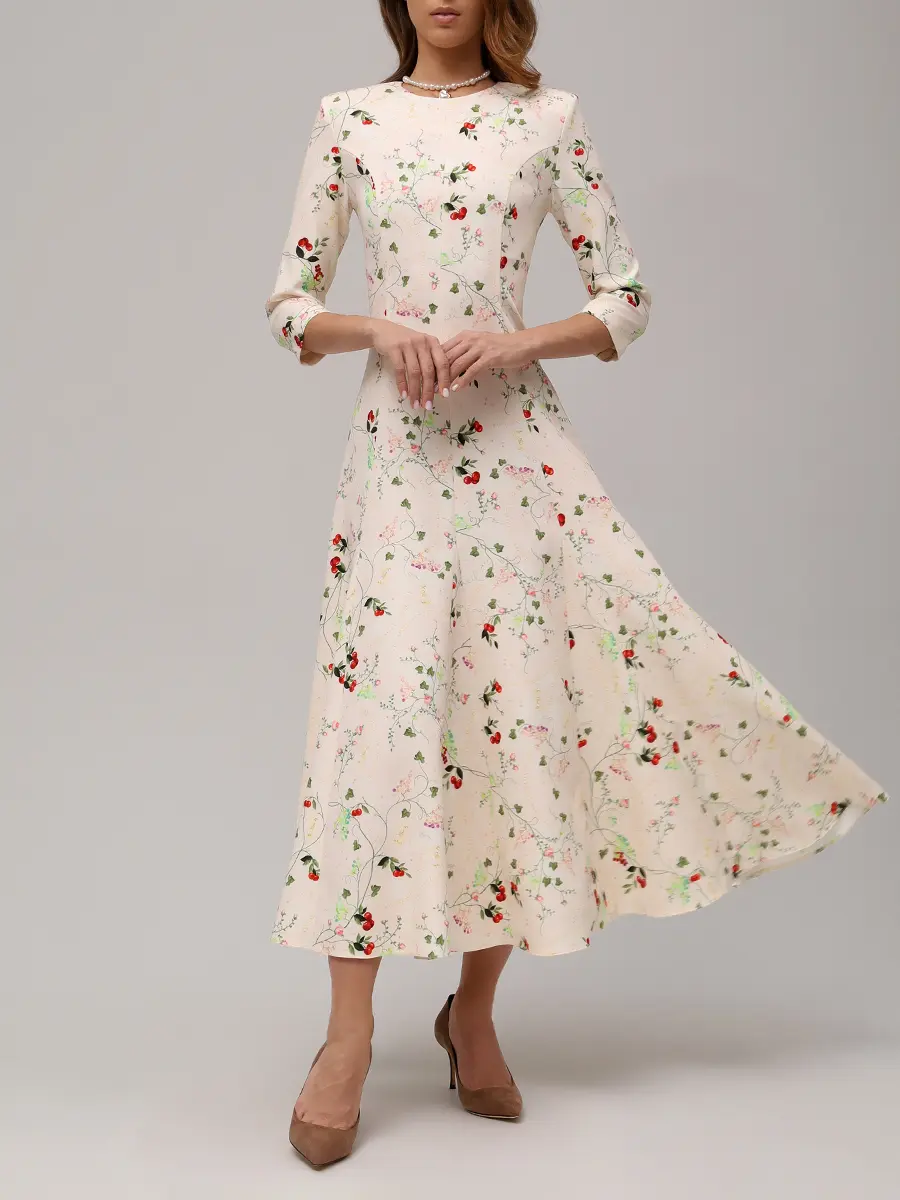 Платье с принтом