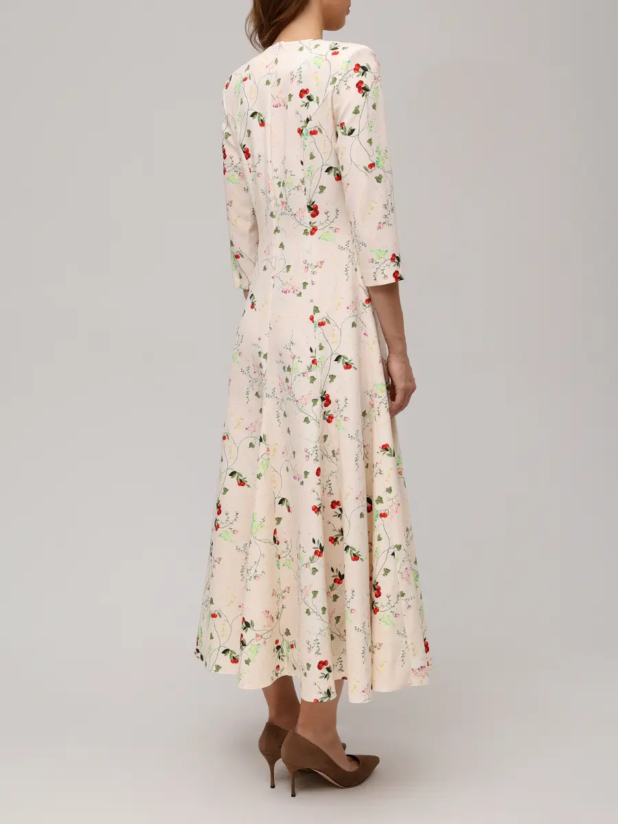 Платье с принтом