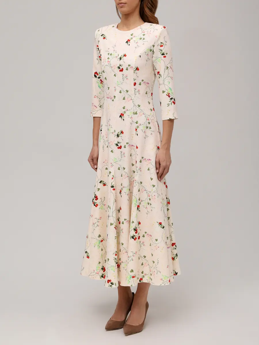 Платье с принтом