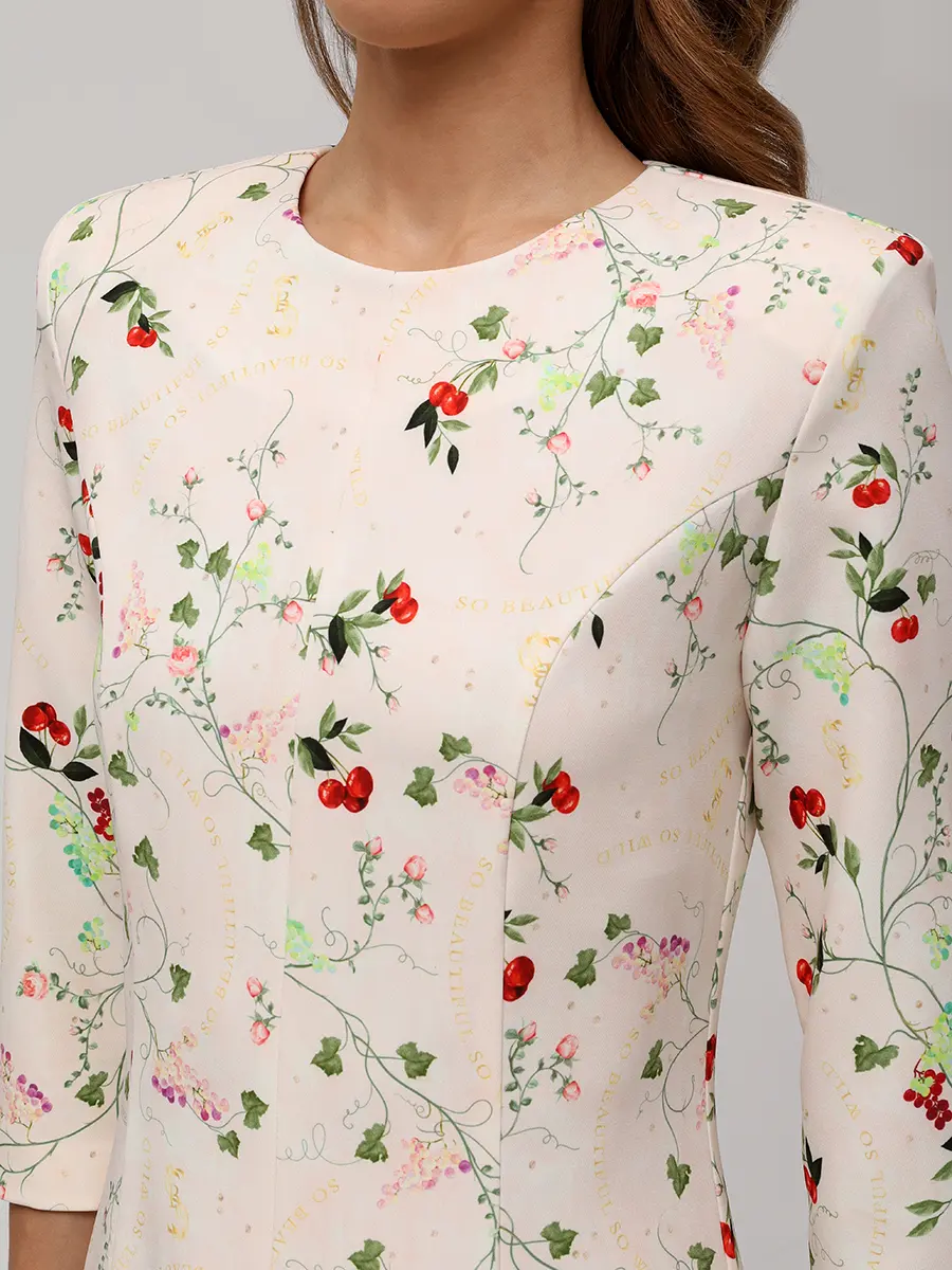 Платье с принтом