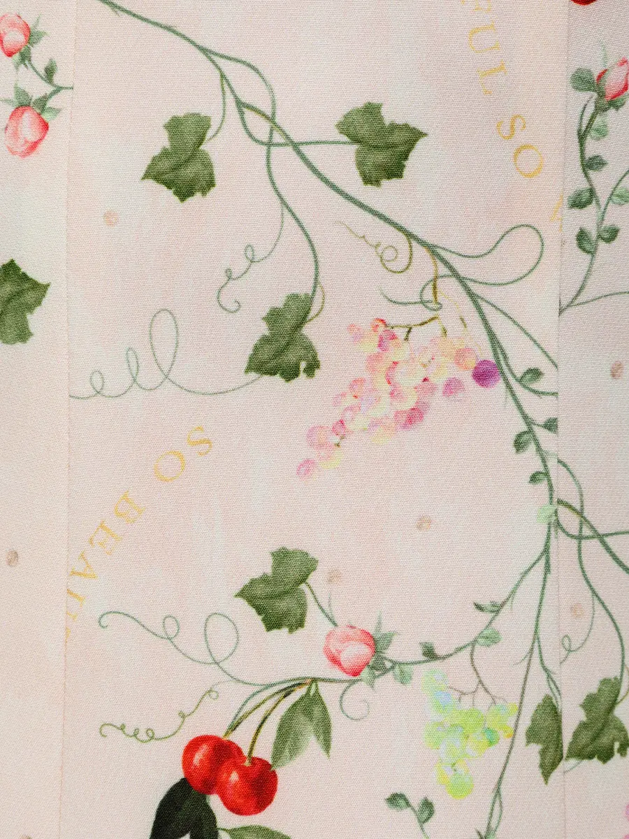 Платье с принтом