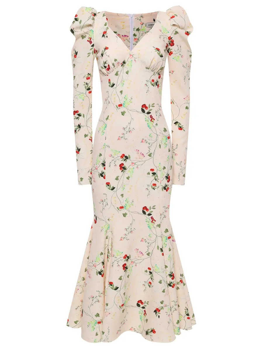 Платье с принтом