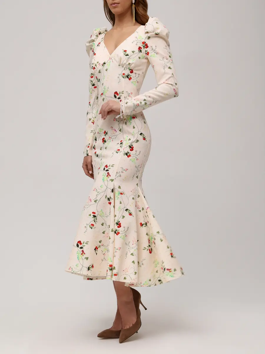 Платье с принтом