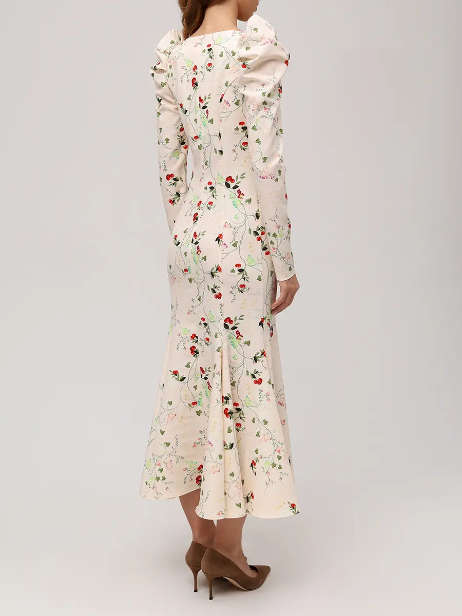 Платье с принтом