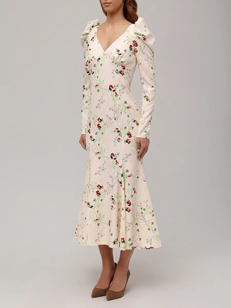 Платье с принтом