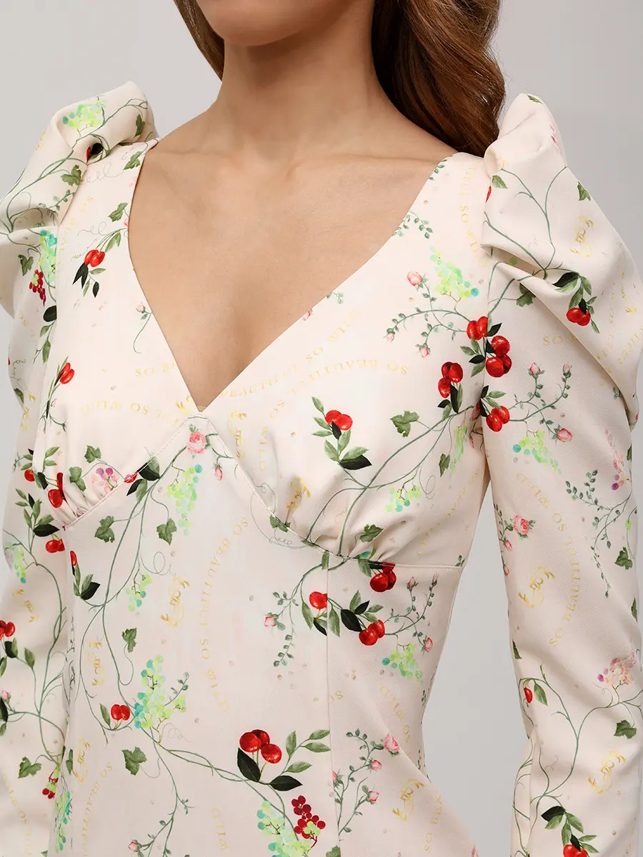 Платье с принтом