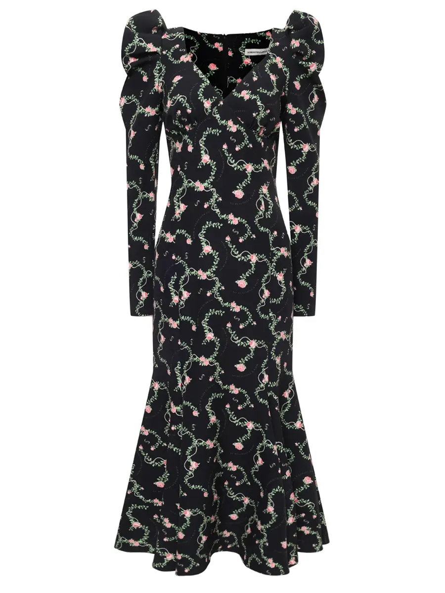 Платье с принтом