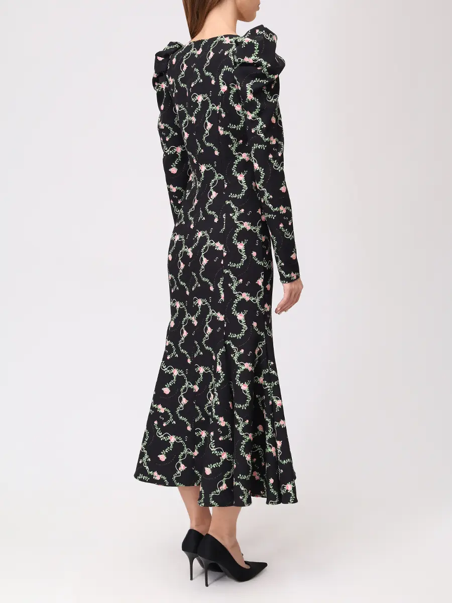 Платье с принтом