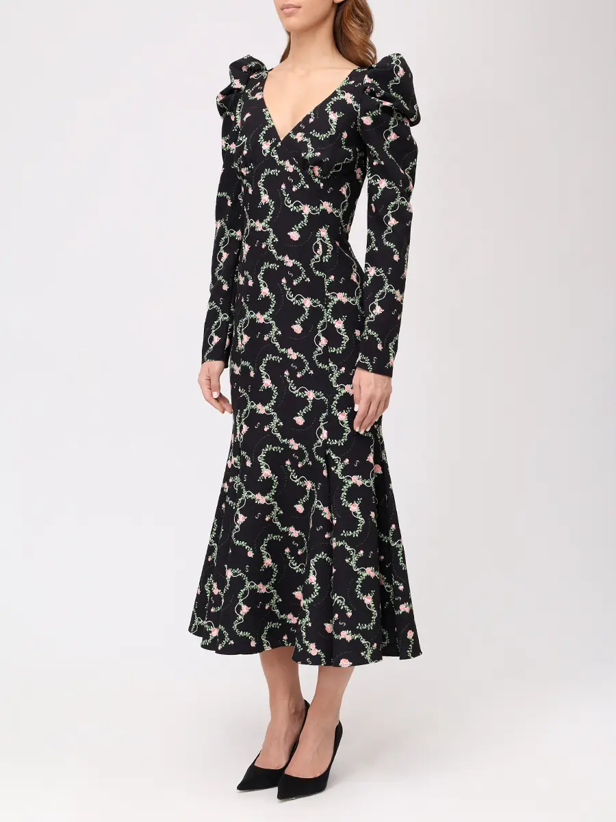 Платье с принтом