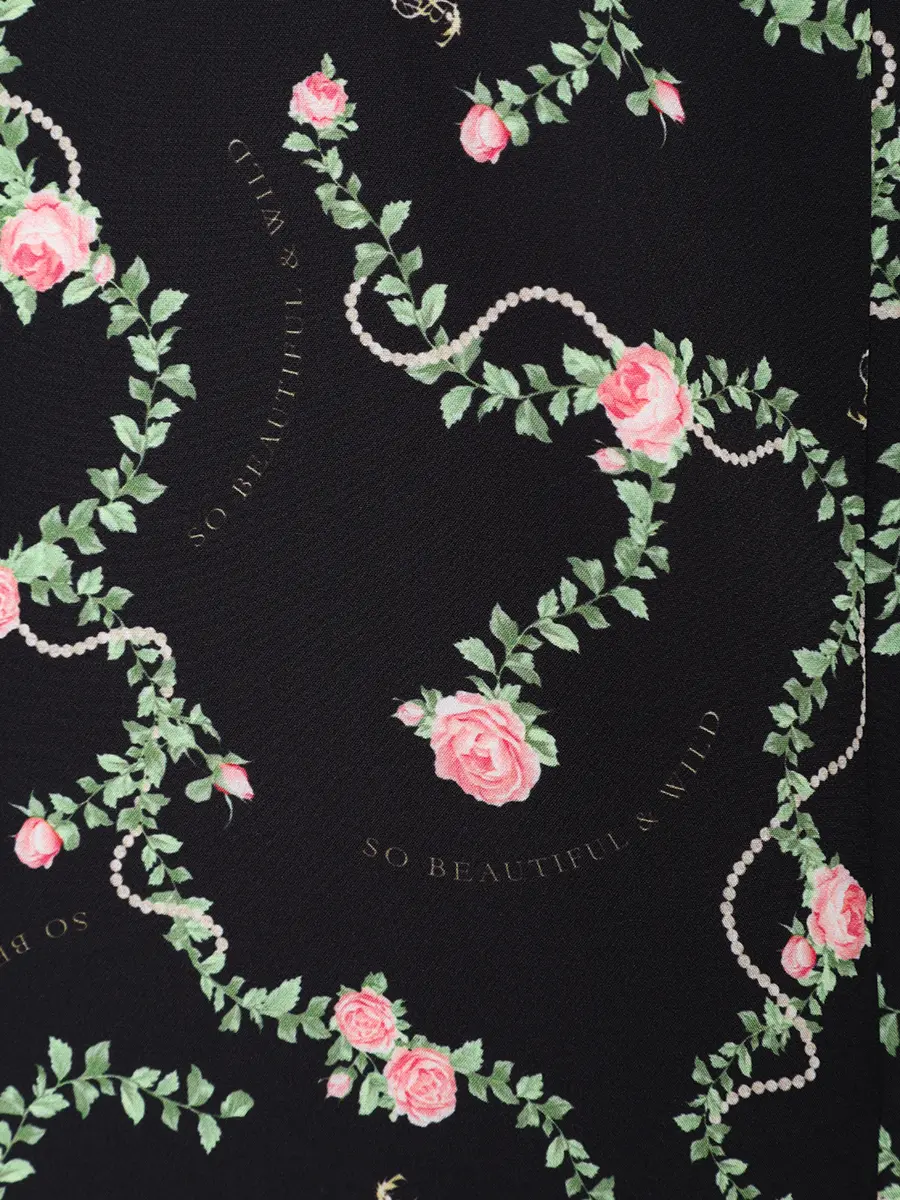 Платье с принтом