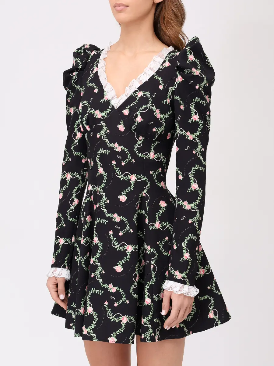 Платье с принтом