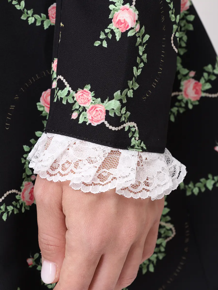 Платье с принтом