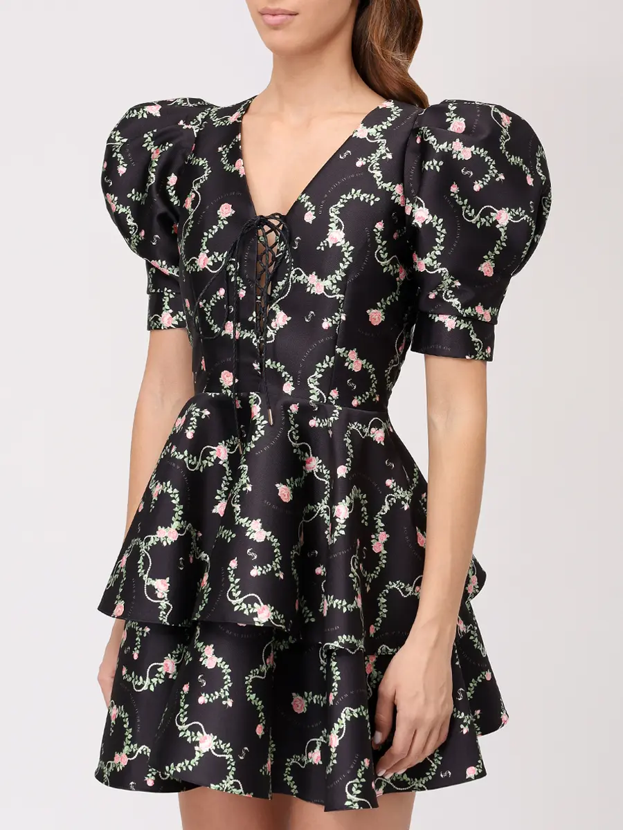 Платье с принтом