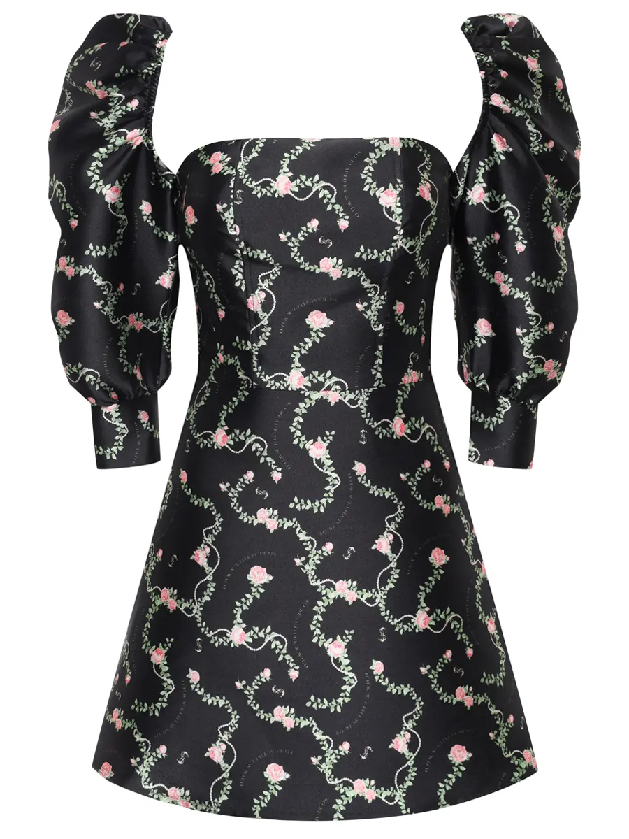 Платье с принтом