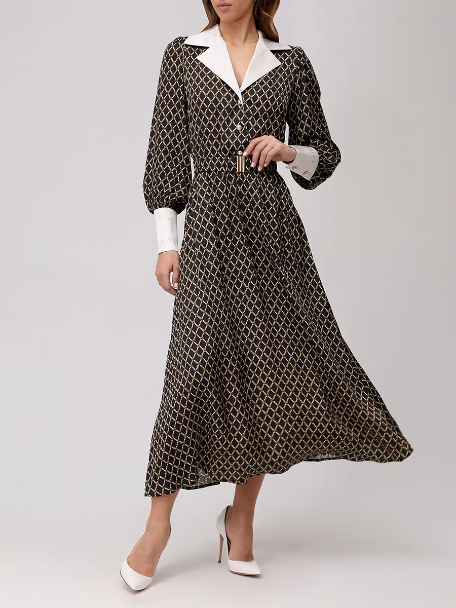 Платье из вискозы