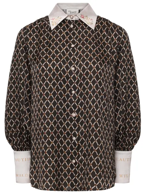 Блуза из вискозы SO BEAUTIFUL & WILD