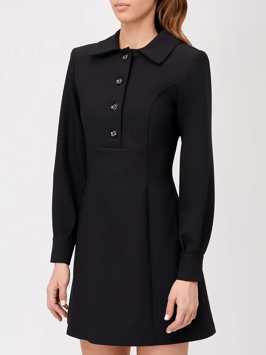 Платье однотонное