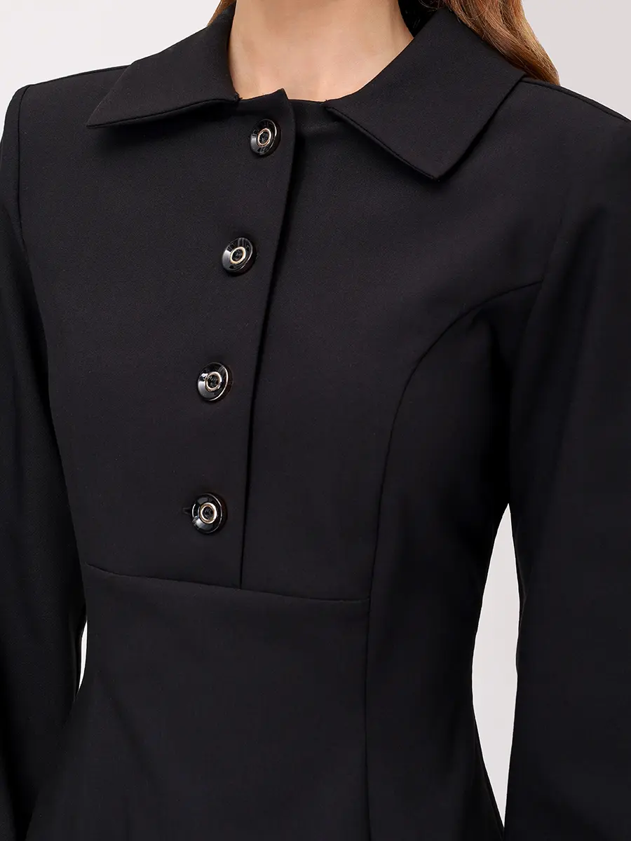 Платье однотонное