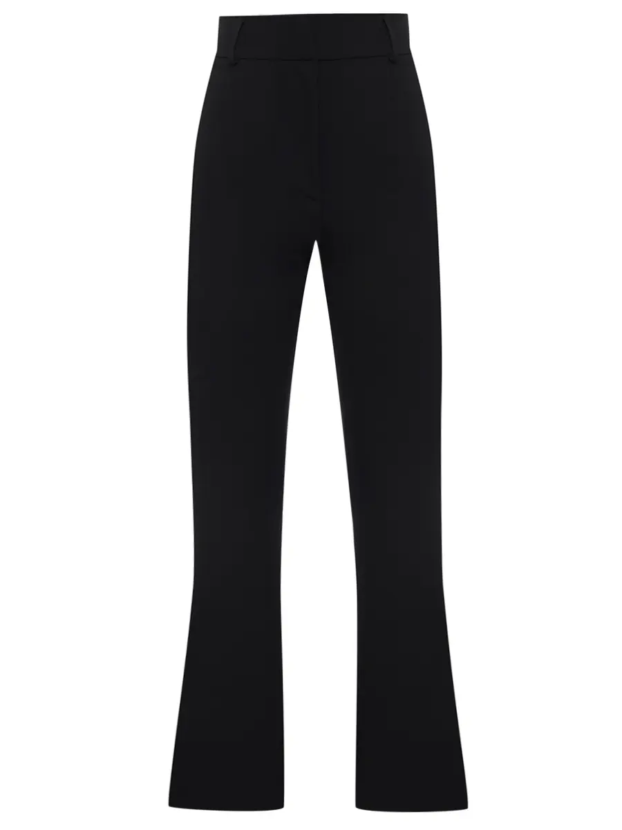 Брюки однотонные