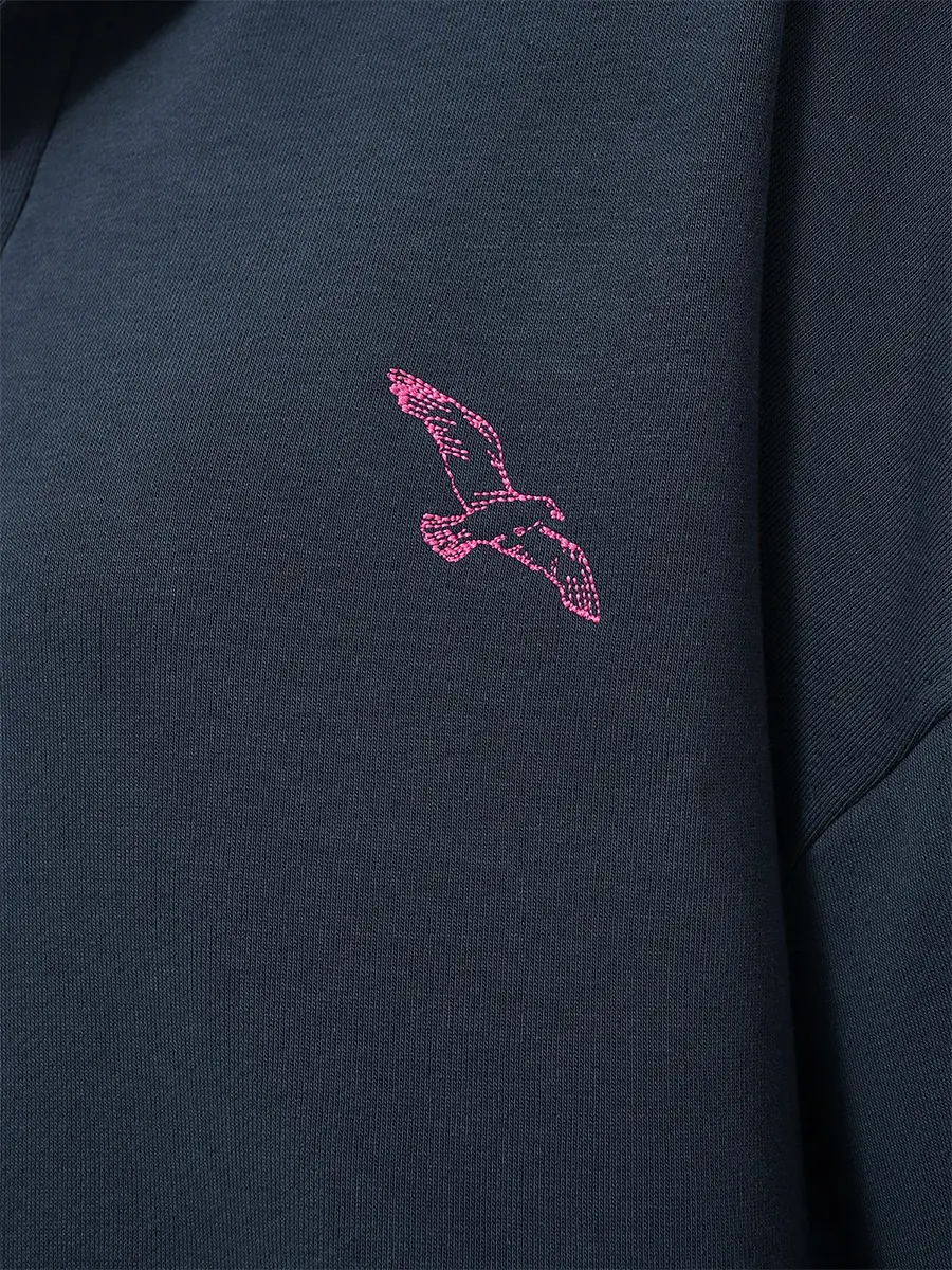 Толстовка поло с вышивкой