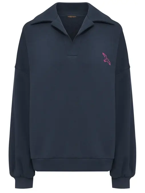 Толстовка поло с вышивкой DAN MARALEX