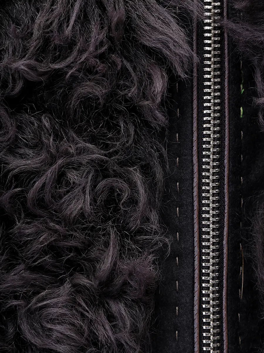 Куртка шерстяная с мехом