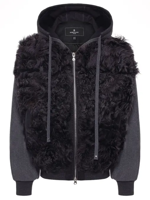 Куртка шерстяная с мехом IGORGULYAEV