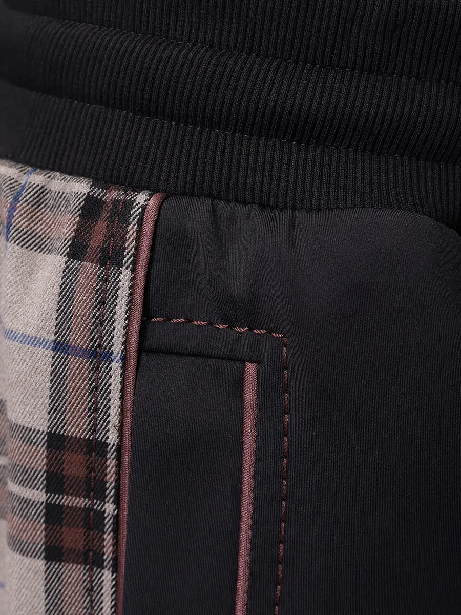 Джоггеры из хлопка и шерсти