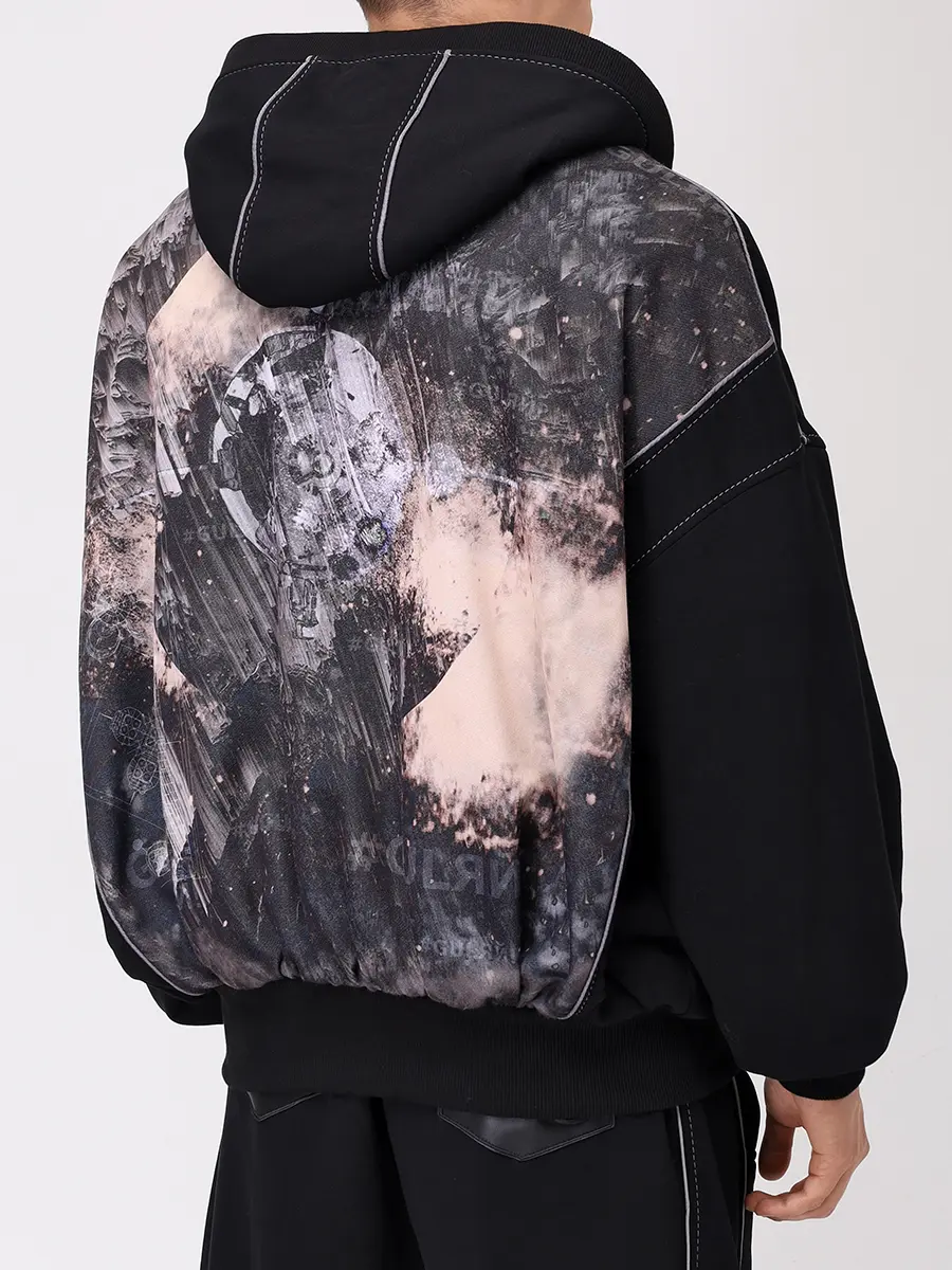 Бомбер с принтом